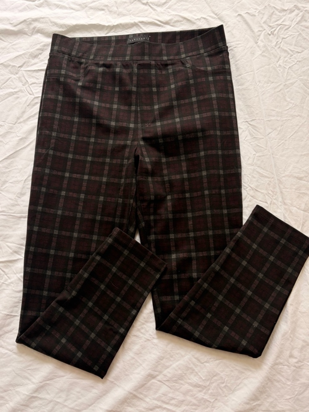 Sanctuary Runway Plaid Ponte Leggings